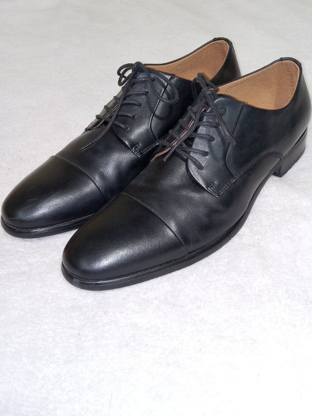 ALDO Men's Black Cap Toe Oxford Dress Shoes Size 11 Lace Up Formal